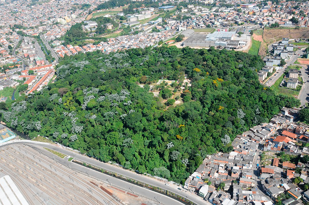Imagem de apoio: Vista aérea Parque Santo Dias